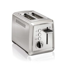 Tostadora de 750w para 2 pan acero inoxidable de ra calidad con 6 ajustes
