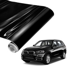Gloss Black Vinyl Wrap 1ft X 5ft Air-release Glossy Black Car Wrap Adhesive Film Gloss Black Vinyl Wrap 1ft X 5ft Air-release Glossy Black Car Wrap Adhesive Film