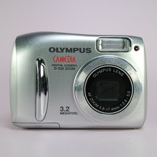 Olympus Digital Camera Camedia D-535 Zoom 3.2MP Silver Tested