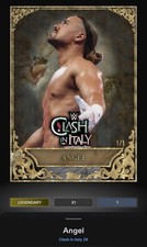 Marketplace image: Angel 1cc Superfractor 1/1 Legendary - Topps Slam WWE Clash In Italy 26