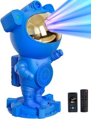 Astronaut Galaxy Moon Star Projector, Kid Night Light for Bedroom Ceiling, Sp...
