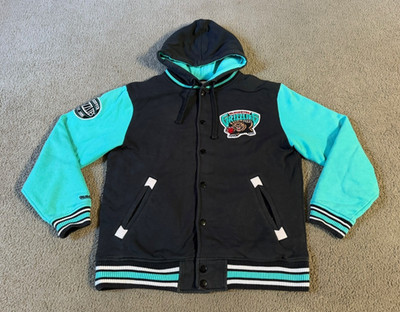 Mitchell & Ness Hardwood Classics Vancouver Grizzlies Snap Front Hoodie - M/L