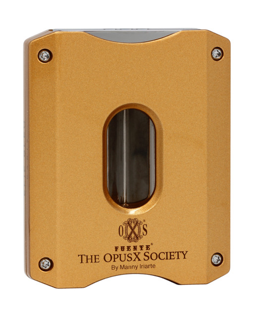 Elie Bleu Fuente Opus X, Gold N Bullet V-Cut Cigar Cutter EBC5511, New In Box