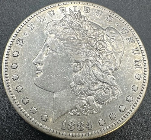 1884-S Morgan Silver Dollar XF/AU Condition
