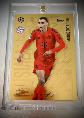 ⚽️ JAMAL MUSIALA TOPPS MATCH ATTAX  2024-25 GOLD EDGE EDITION RARE