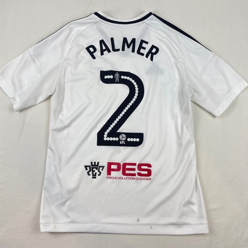Adidas Fulham FC 2016-17 Palmer 2 Home Jersey Kids Large White Soccer Shirt