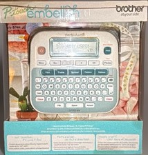 Brother P-touch Embellish Ribbon & Tape Printer PT-D215e NEW