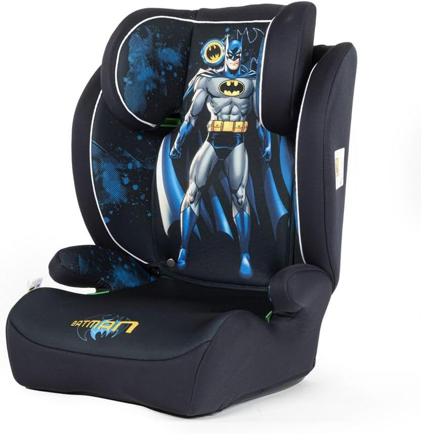 Dc Comics Batman I-Size, Seggiolino Auto Bambini 15-36 Kg (3,5-12 Anni), 100-150