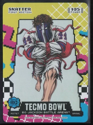 2026 Bo Jackson Battle Arena Tecmo Bowl Brawl RAD Skatter #RD757