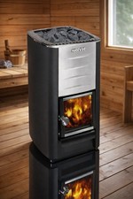 Harvia M3 Wood-Burning Sauna Stove (Black) Sauna Banja 6-13m3/710x390x450mm