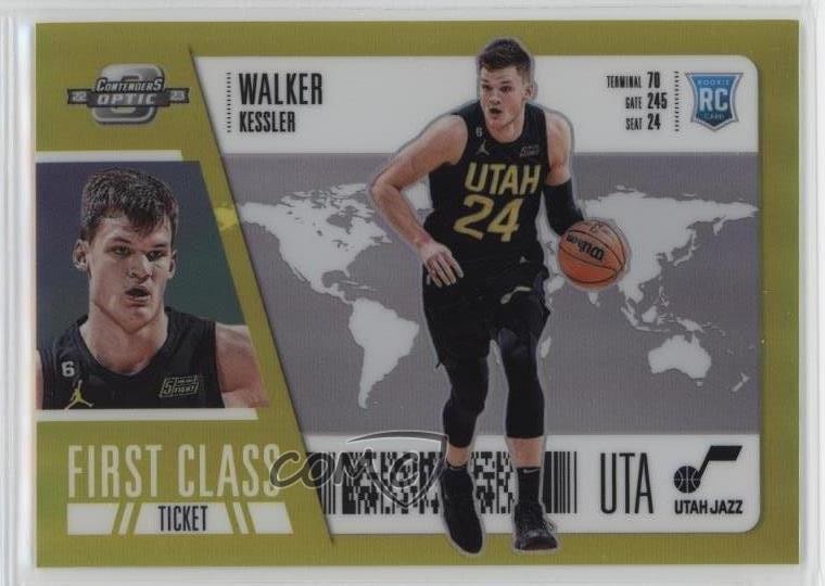 2022 Panini Contenders Optic First Class Ticket Walker Kessler #13 Rookie RC fm0