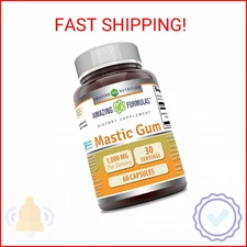 Amazing Formulas Mastic Gum Supplement 1000 mg Per Serving 60 Capsules | Non-GMO