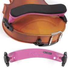Everest ES4HPNK Adjustable Shoulder Rest for 3 4 and 4 4 Violins Hot Pink