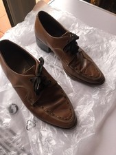 Mens vintage shoes circa 1971 size 7 tan brown Timpson