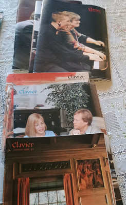 Clavier Magazine, Lot Of 13, Years 1998-2007 educational piano