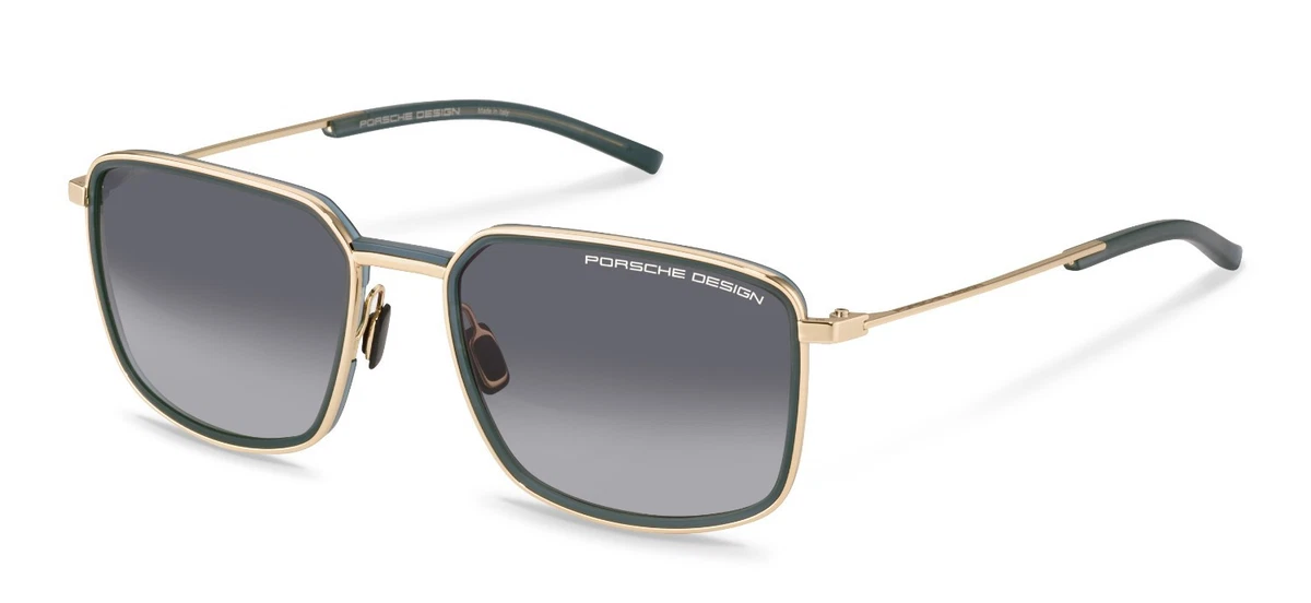 PORSCHE ポルシェ サングラス 9098W Porsche Design Gold Square Sunglasses for Men for sale | eBay