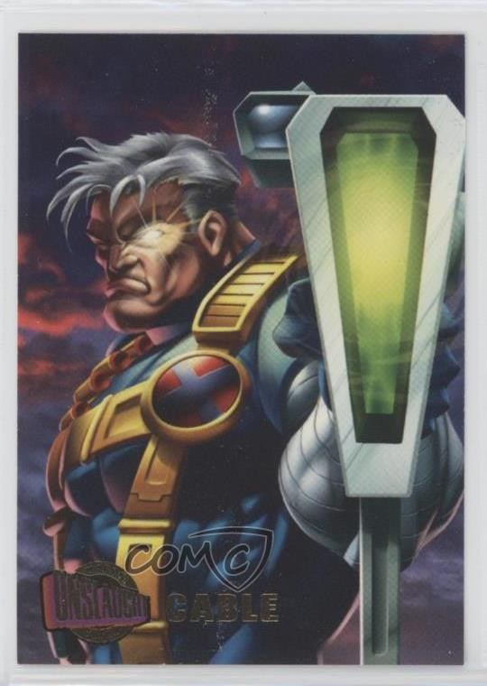 1996 Fleer Ultra Marvel Onslaught Cable #32 0e1m