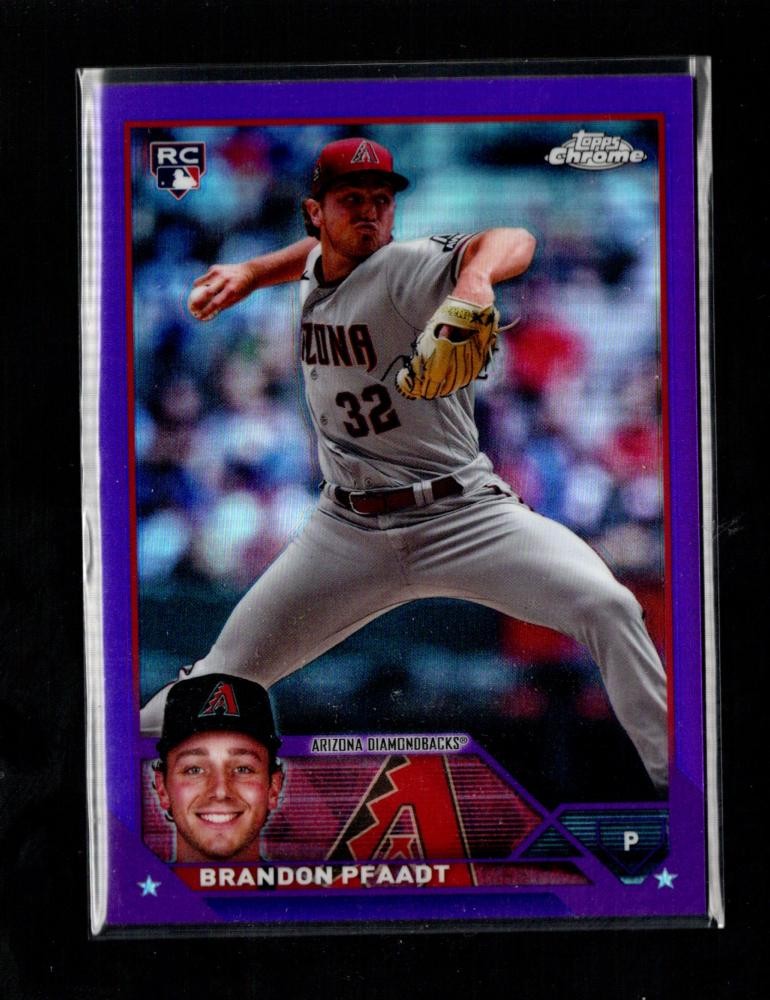 2023 Topps Chrome Update #USC156 Brandon Pfaadt Purple #/250