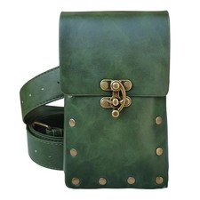 Renaissance Bag Medieval Belt Pouch Leather Leg Phone Holder Festival Faire
