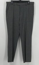 Banana Republic Pants Dress Pants Mens 34x32 Gray Plaid Slim Fit
