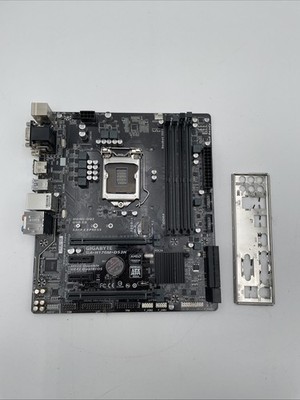 Gigabyte GA-H170M-DS3H Board for Intel S1151 CPU + DDR4 RAM | with I/O Plate