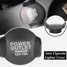 2XCar Cigarette Lighter Power Socket Outlet Plug Cover Auto Cap Universal 12V US