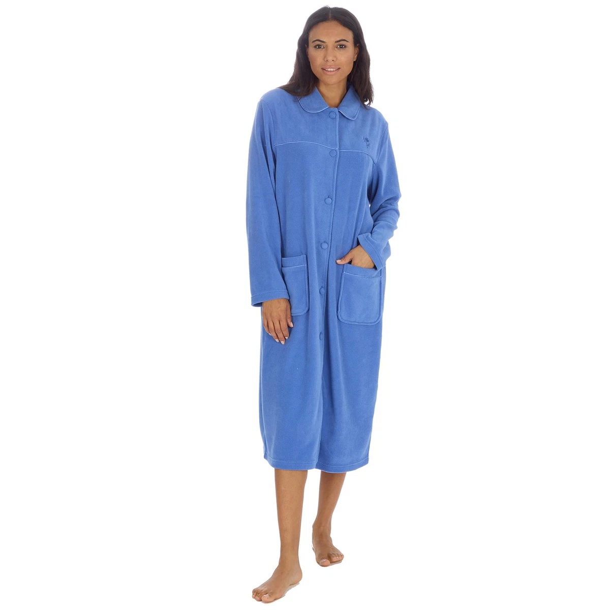 Ladies Blue Dressing Gown for sale | eBay UK