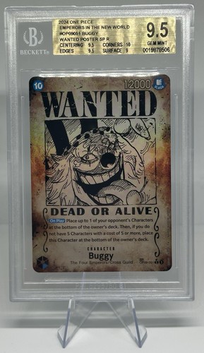 Buggy (Wanted Poster) graded BGS 9.5 for sale on eBay