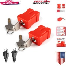 Electrical Cord Plug Lockout Device with 2 Keys - Fits U.S Standard Plugs