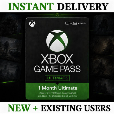Xbox Game Pass Ultimate   1 Month Membership - Existing Users