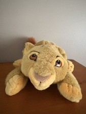 Disneyland The Lion King Vintage SIMBA Baby Cub Plush 1990  s Baby Simba 9  