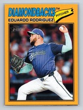 2026 Topps Heritage #288 Eduardo Rodriguez Dark Yellow