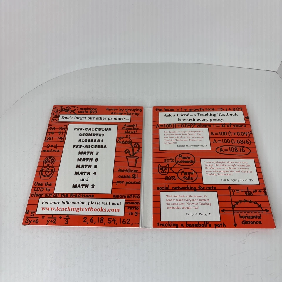 Teaching Textbooks Algebra 2 Complete 12 Disc CD Set with Automated Grading - Image 2 of 4