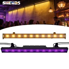 2Pcs IP65 10x20W Amber Retro Wall Wash Light LED Strobe For Bar Disco