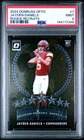 2024 PANINI DONRUSS OPTIC ROOKIE RECRUITS #7 JAYDEN DANIELS ROOKIE RC PSA 9
