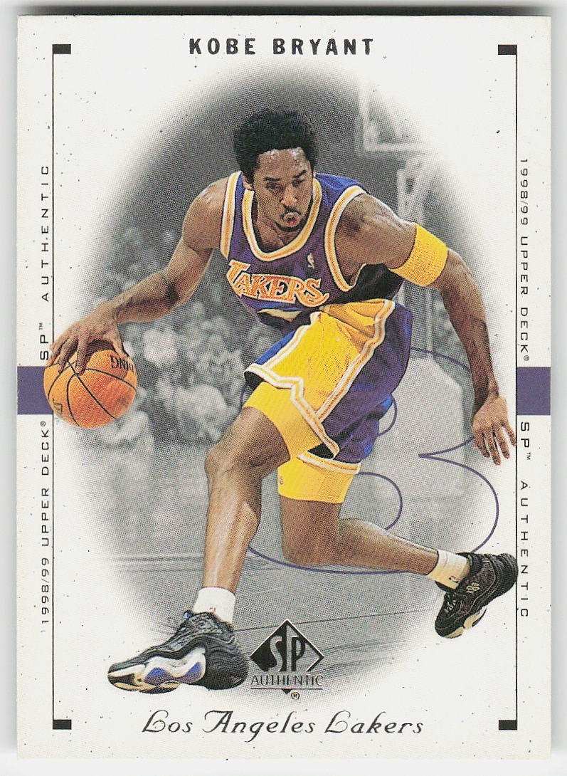 1998-99 SP Authentic #44 Kobe Bryant BASKETBALL Los Angeles Lakers