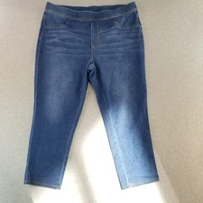 Time and Tru Jeans Women's Sz XXL (20) Pull On Stretch Waist Normcore Comfy Cute