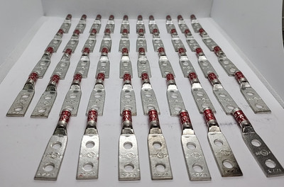 Lot of 47 - IZZY 8STR CU i82-10S 2-HOLE COMPRESSION LUG [2RE4-2]