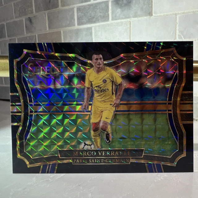 Panini 2017-18 Select Soccer Marco Verratti PSG #283 Field Level Black Prizm 1/1