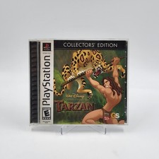 Tarzan PS1 White Label Walt Disney's Tarzan Tested Complete Case