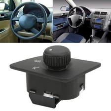 Side Rearview Mirror Switch Knob 6Q1959565H Metal Replacement for 9N 1.2 12V