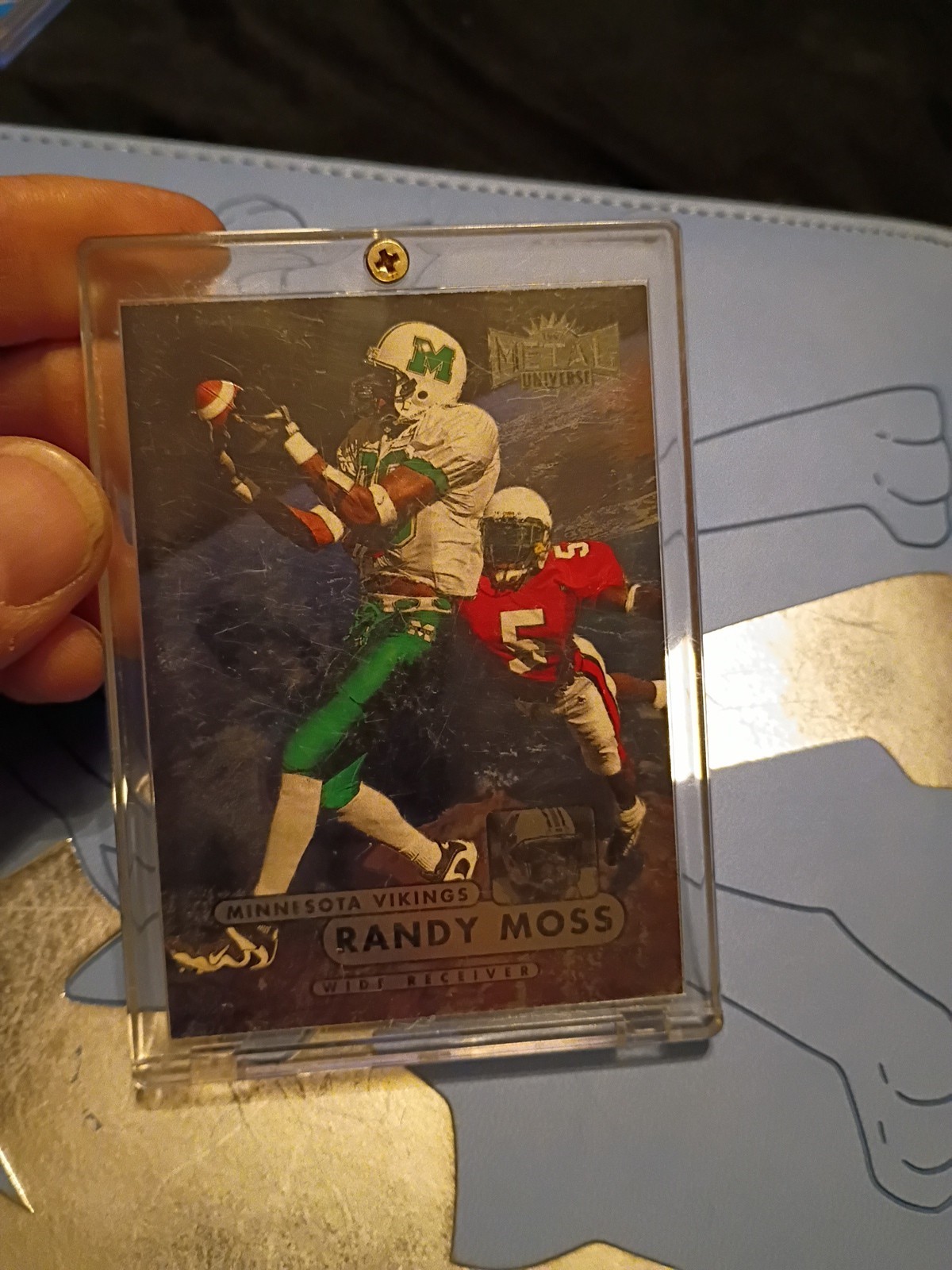 Randy Moss Metal Universe #190 Precious Metal Gems