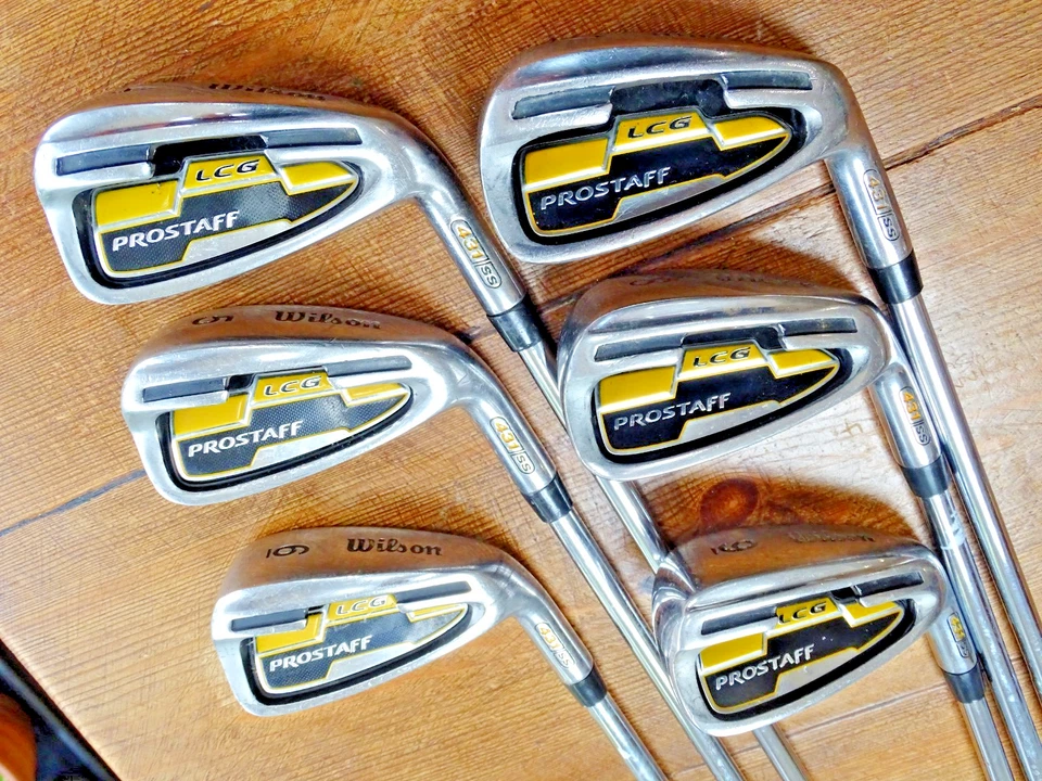 Wilson Prostaff LCG Irons 4-9 iron / Men's flex steel shafts - Image 3 of 4