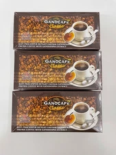 3 X Ganocafe Classic Gano Excel Cafe Coffee Ganoderma Lucidum black coffee