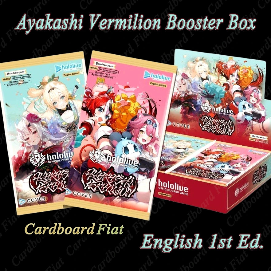 Hololive OFFICIAL CARD GAME Ayakashi Vermilion ENGLISH Booster Box