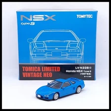 Tomica Limited Vintage NEO LV-N228C Honda NSX Type S 1997 1/64 TOMYTEC BLUE USED