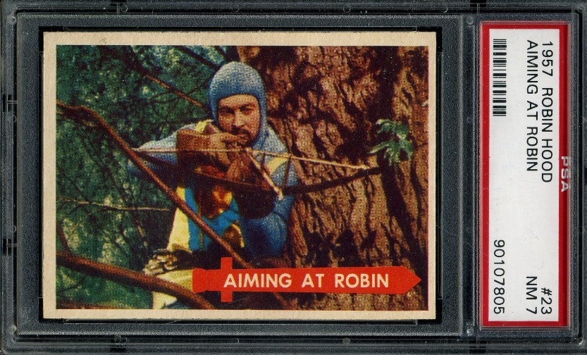1957 Robin Hood #23 AIMING AT ROBIN PSA 7 NM | eBay