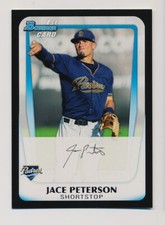 JACE PETERSON ⚾ 2011 Bowman Draft Prospects #BDPP69 San Diego Padres