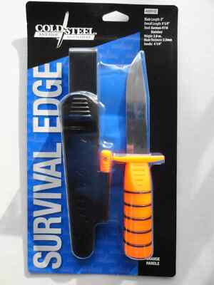 Cold Steel Survival Edge knife orange