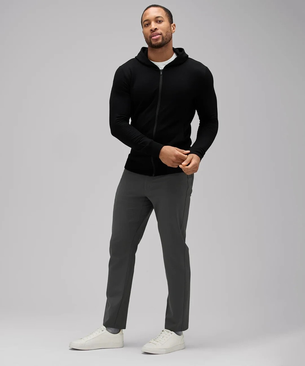 NUOVO*Unbound Merino Felpa con cappuccio da viaggio compatta da uomo